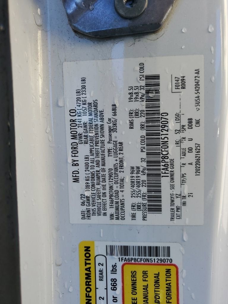 2022 Ford Mustang GT