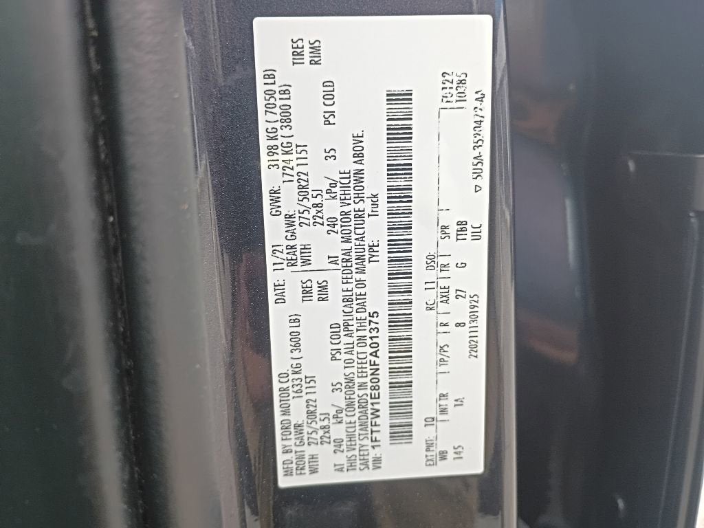 2022 Ford F-150 XL