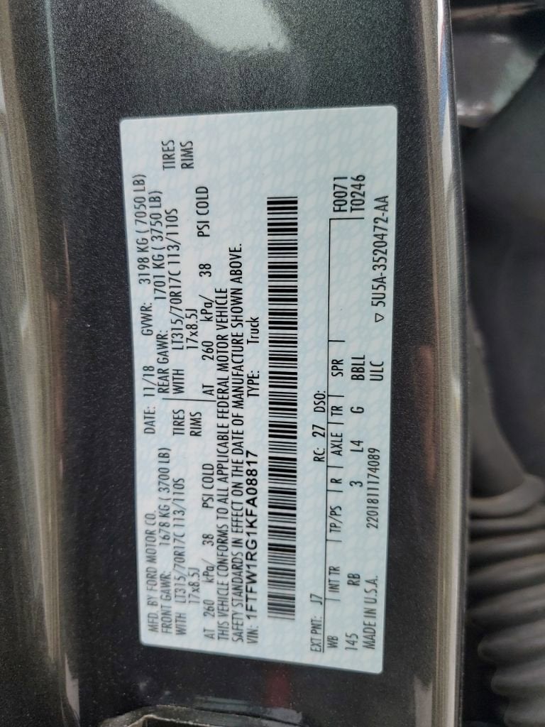 2019 Ford F-150 Raptor