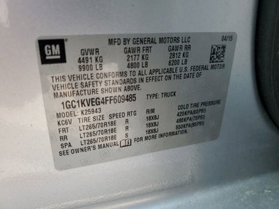 2015 Chevrolet Silverado 2500 HD LT