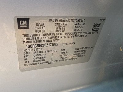 2015 Chevrolet Silverado 1500 LT