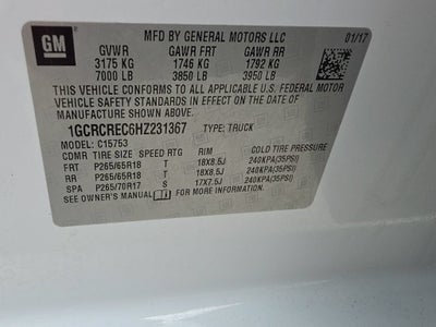2017 Chevrolet Silverado 1500 LT