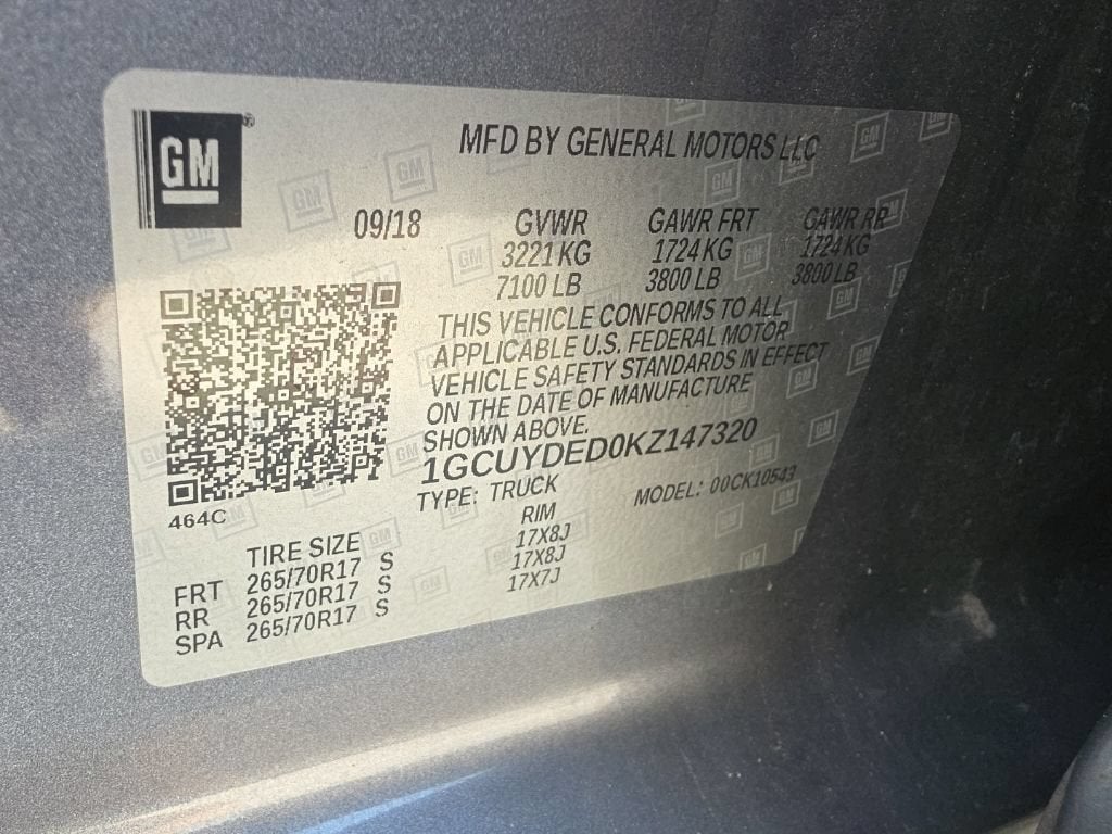 2019 Chevrolet Silverado 1500 LT
