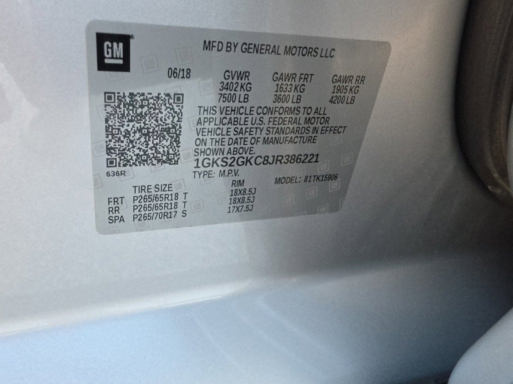 2018 GMC Yukon XL SLT