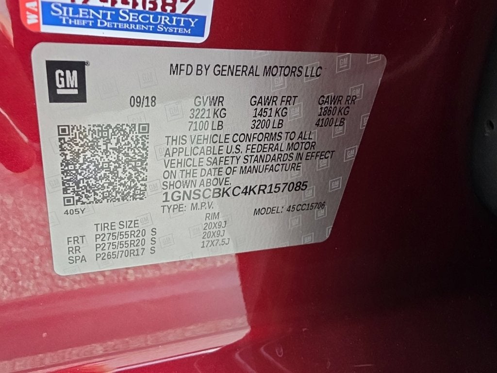 2019 Chevrolet Tahoe LT