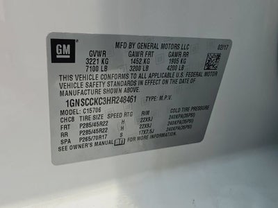 2017 Chevrolet Tahoe Premier