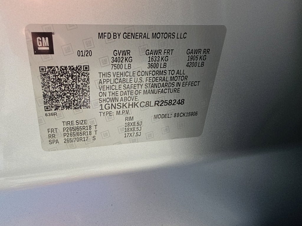 2020 Chevrolet Suburban LT