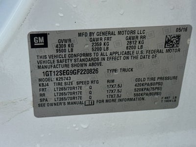 2016 GMC Sierra 2500 HD SLE