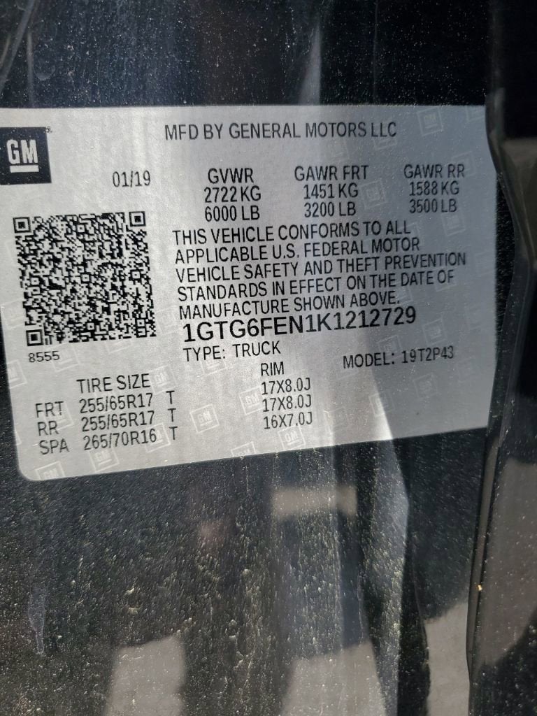 2019 GMC Canyon 4WD All Terrain w/Leather