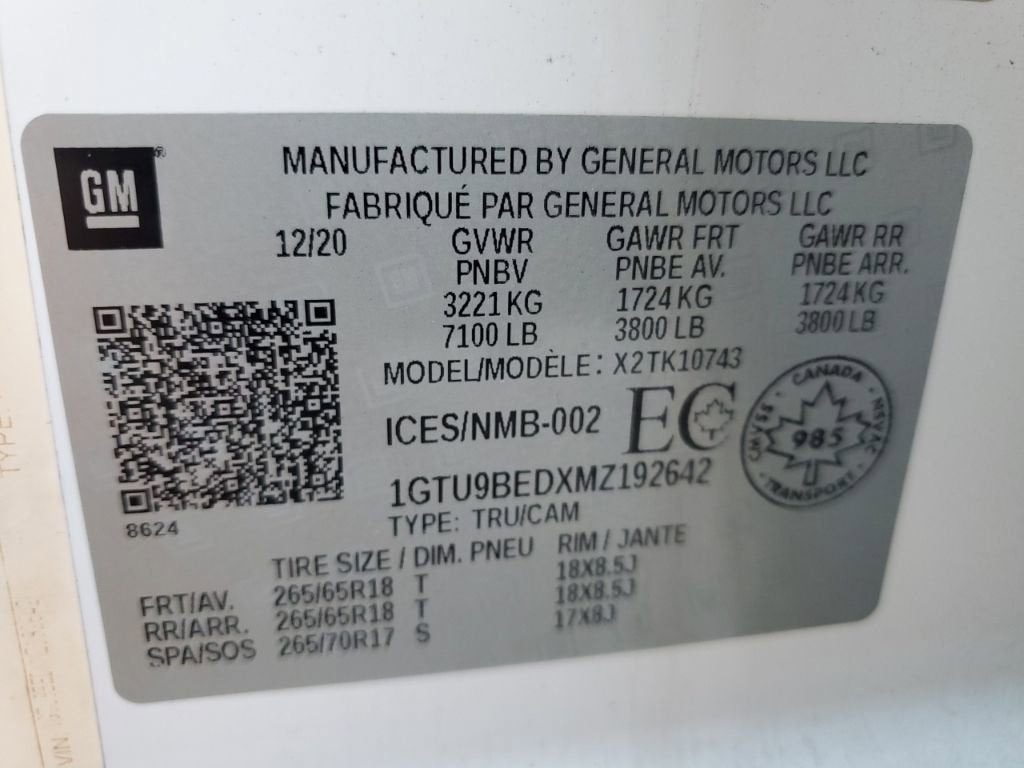 2021 GMC Sierra 1500 SLE