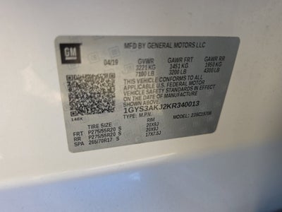 2019 Cadillac Escalade Base