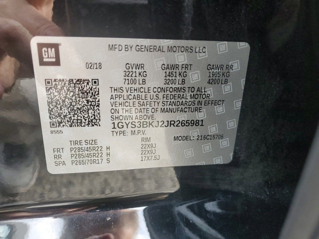 2018 Cadillac Escalade Luxury