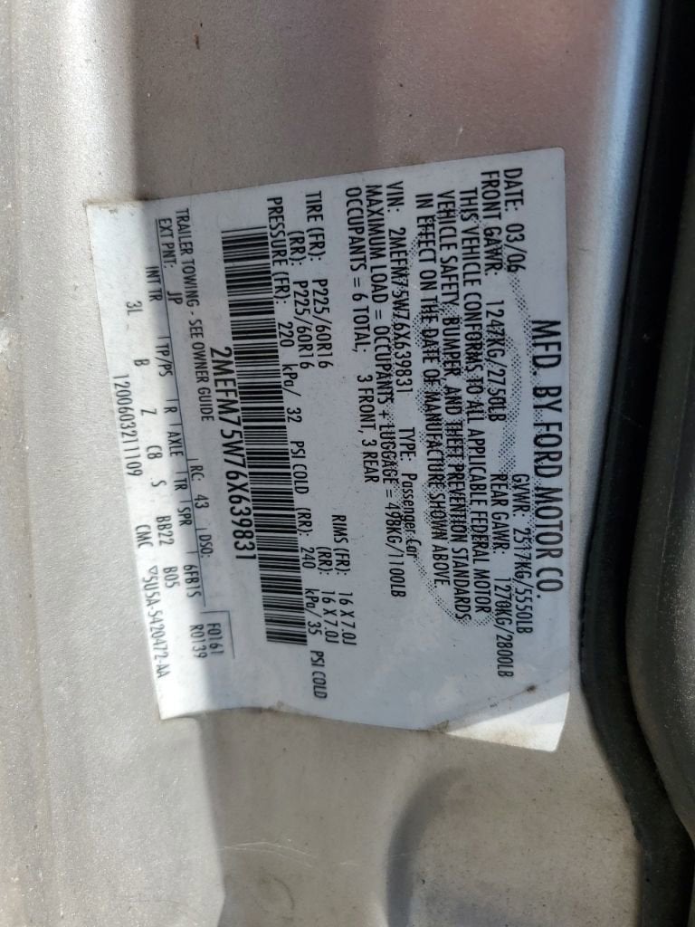 2006 Mercury Grand Marquis LS Premium