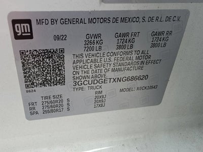 2022 Chevrolet Silverado 1500 LTZ