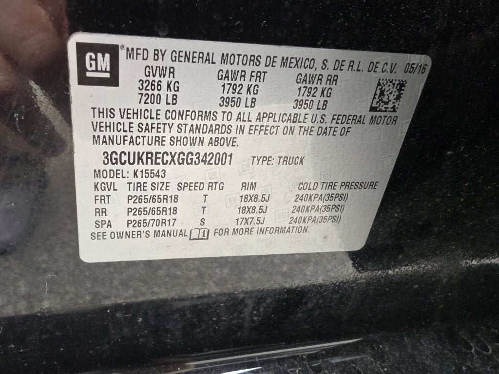 2016 Chevrolet Silverado 1500 LT