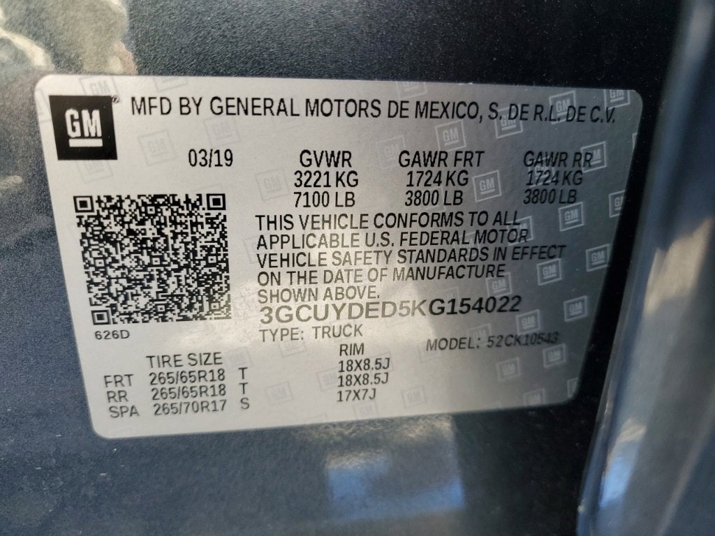 2019 Chevrolet Silverado 1500 LT