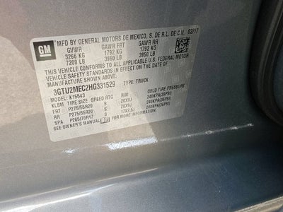 2017 GMC Sierra 1500 SLE
