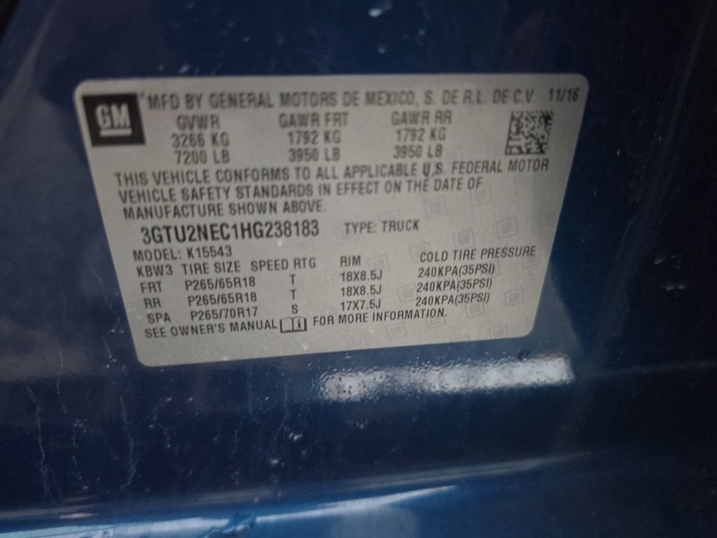 2017 GMC Sierra 1500 SLT