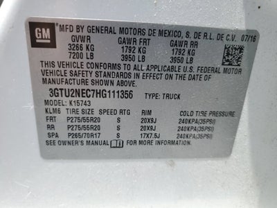 2017 GMC Sierra 1500 SLT
