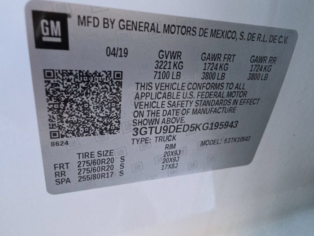 2019 GMC Sierra 1500 SLT