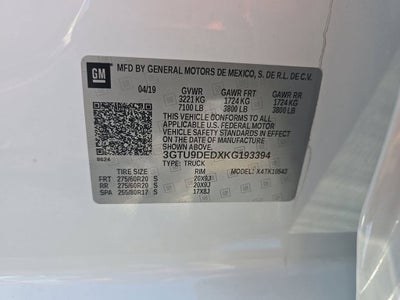2019 GMC Sierra 1500 SLT