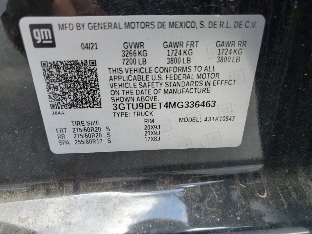 2021 GMC Sierra 1500 SLT
