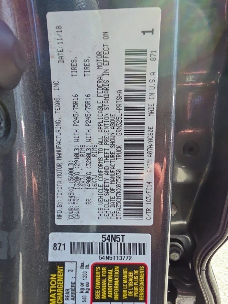 2019 Toyota Tacoma 2WD SR5
