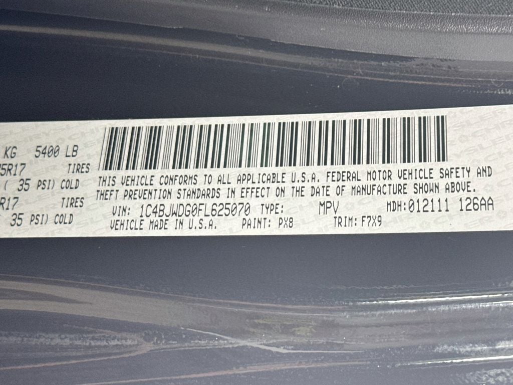 2015 Jeep Wrangler Unlimited Sport