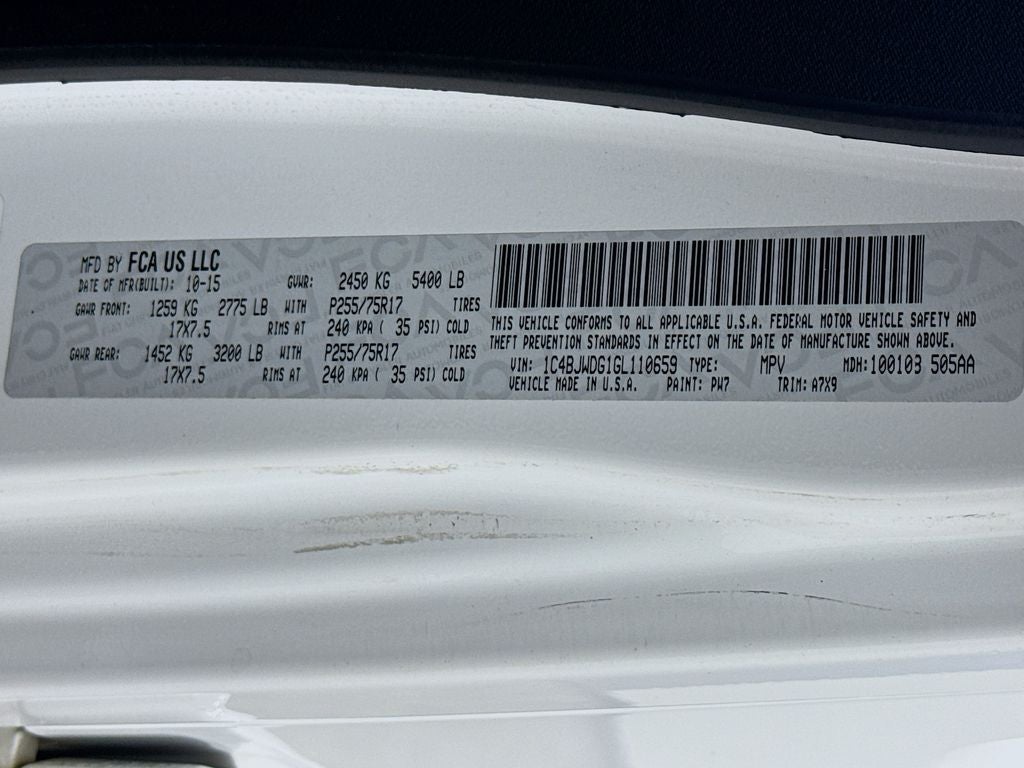 2016 Jeep Wrangler Unlimited Sport