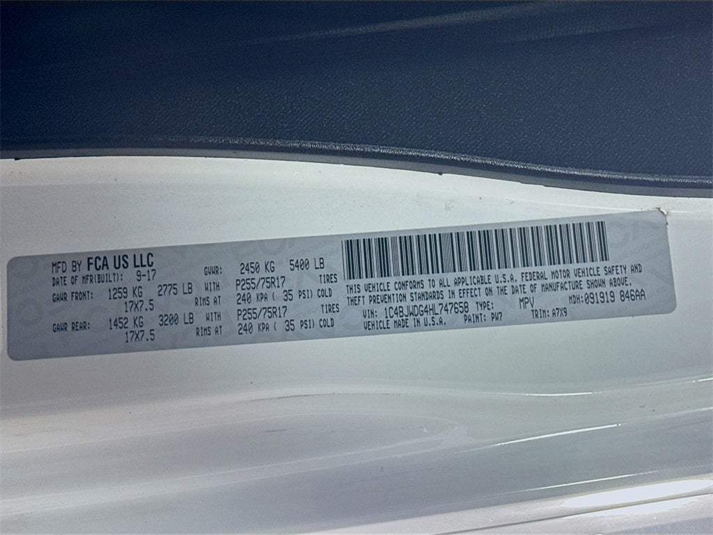 2017 Jeep Wrangler Unlimited Sport