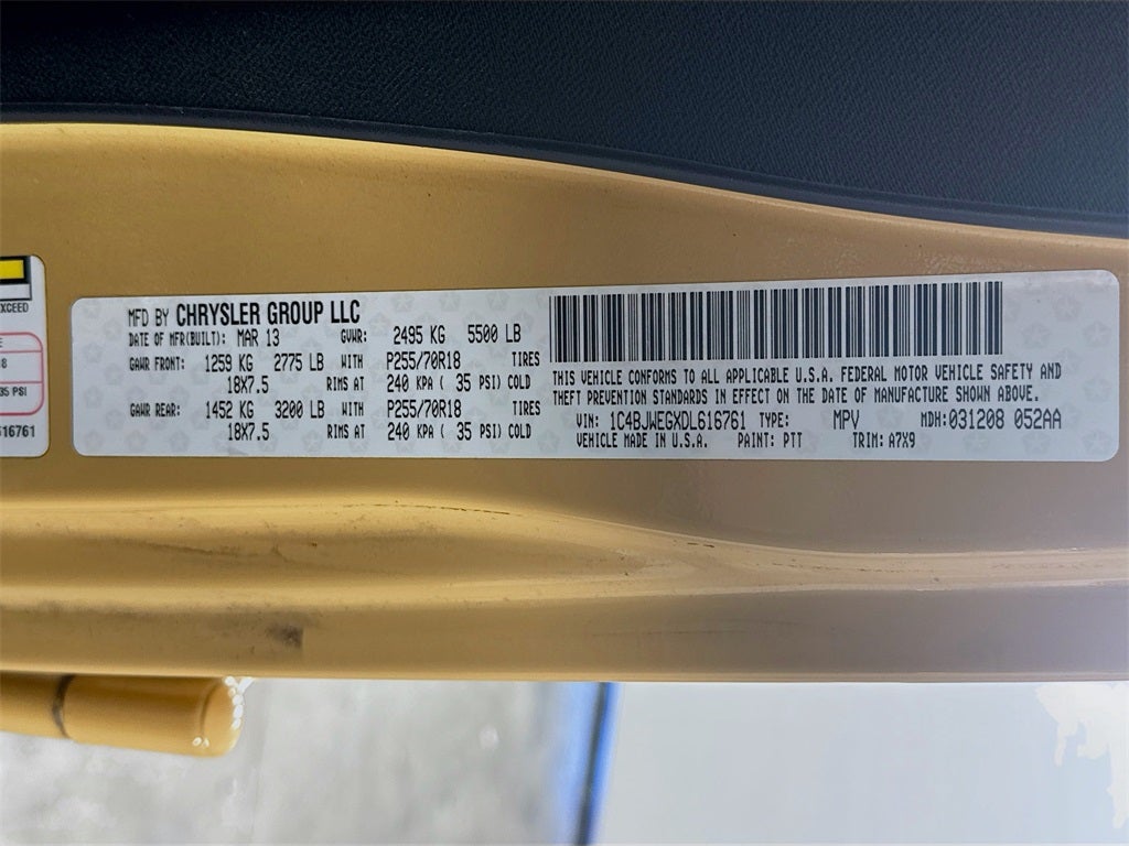 2013 Jeep Wrangler Unlimited Sahara