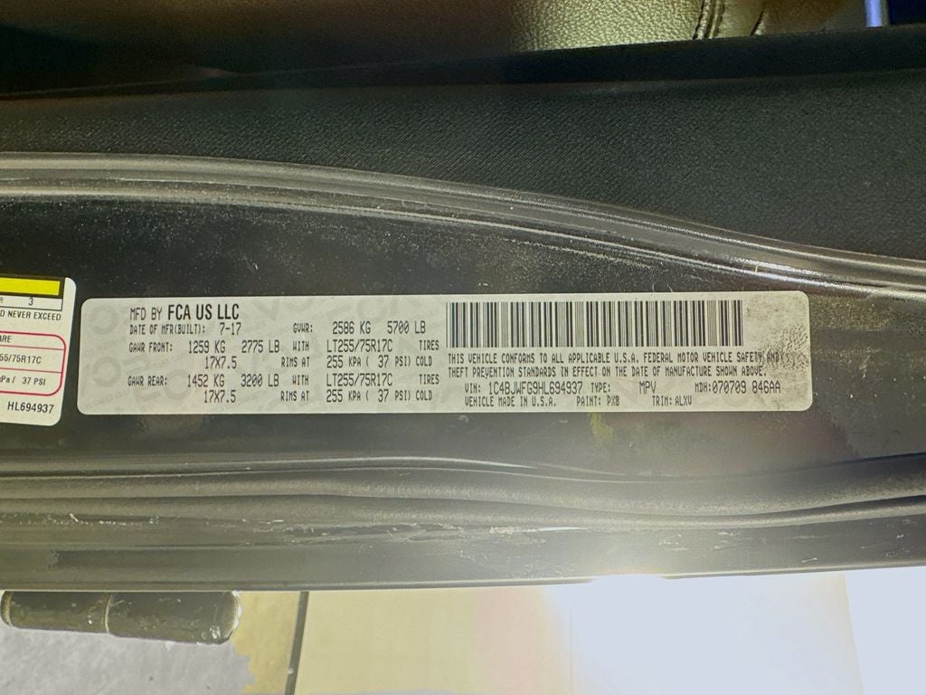 2017 Jeep Wrangler Unlimited Rubicon