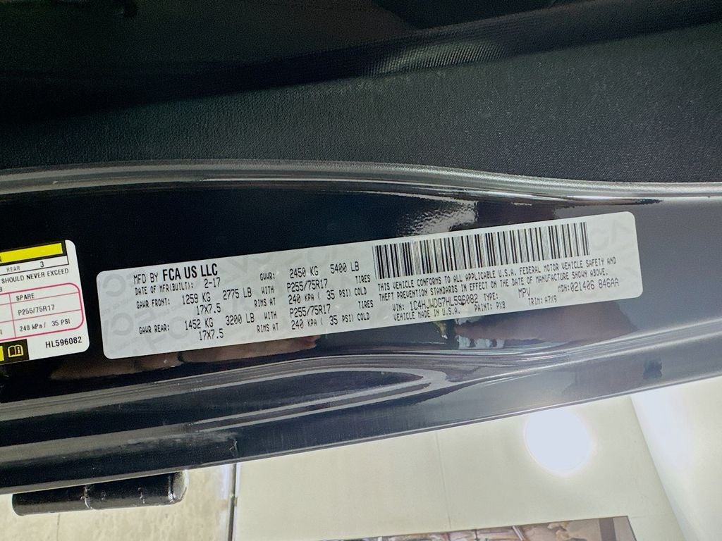 2017 Jeep Wrangler Unlimited Sport