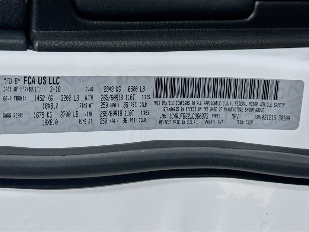 2018 Jeep Grand Cherokee Limited