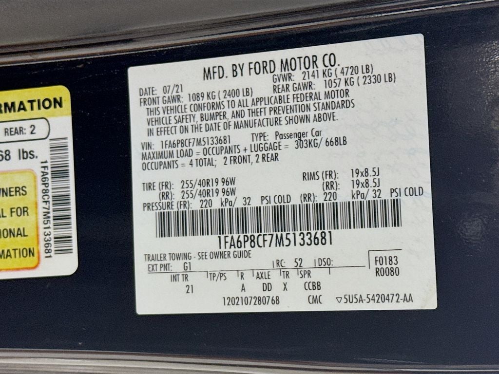 2021 Ford Mustang GT