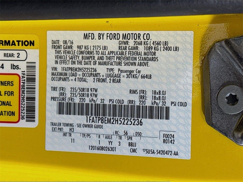 2017 Ford Mustang V6