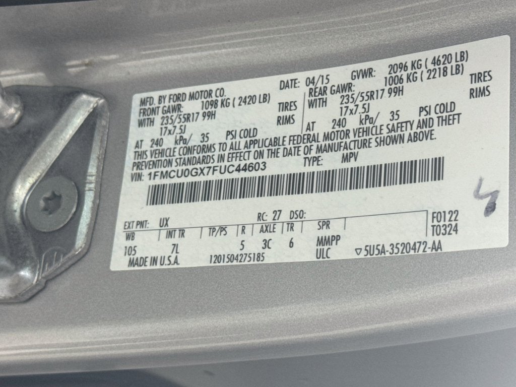 2015 Ford Escape SE
