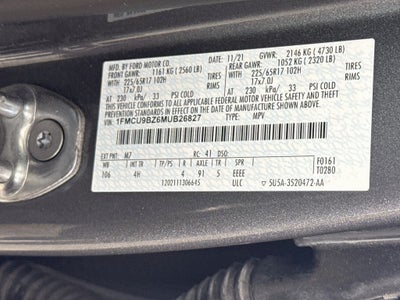 2021 Ford Escape Hybrid SE