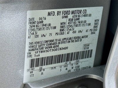 2016 Ford F-350SD XLT DRW