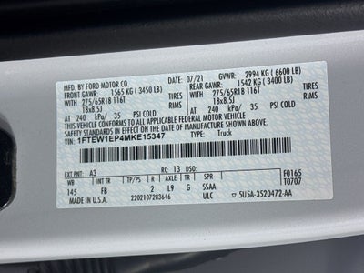 2021 Ford F-150 XLT