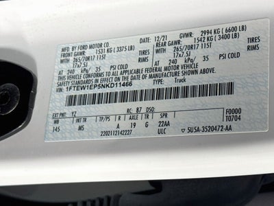 2022 Ford F-150 XLT