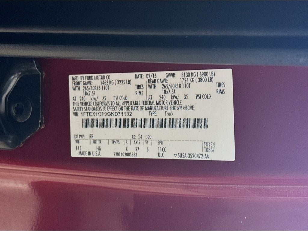 2016 Ford F-150 Lariat