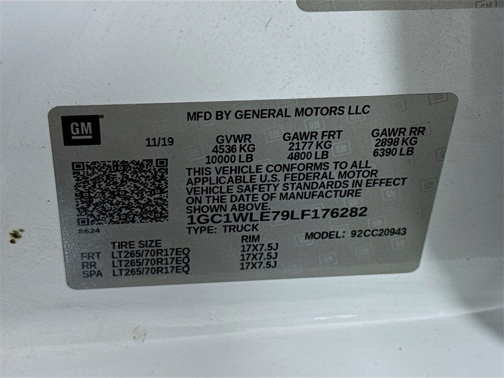 2020 Chevrolet Silverado 2500HD Work Truck