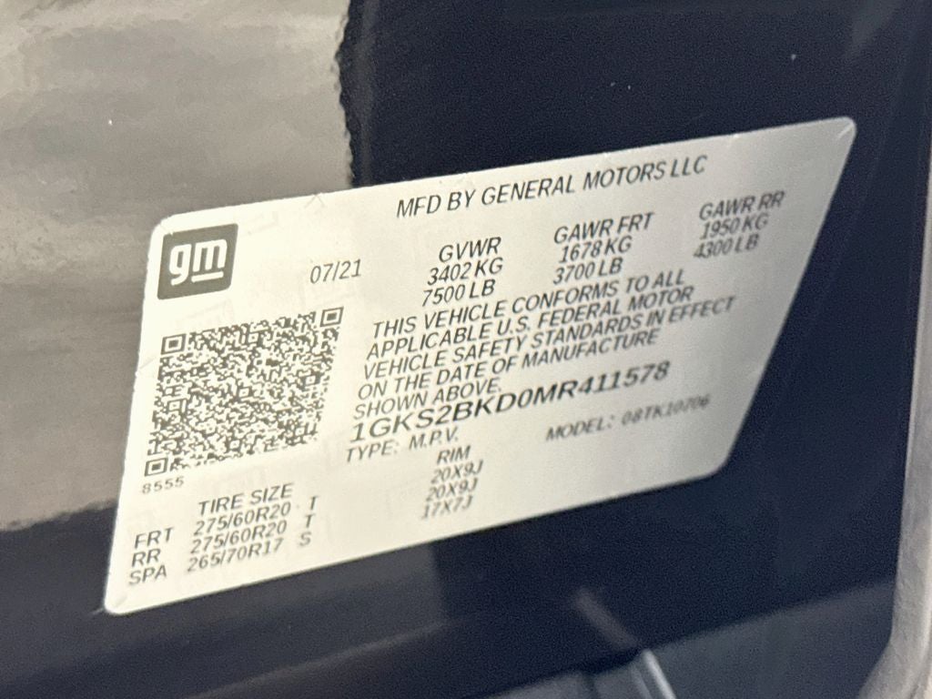 2021 GMC Yukon SLT