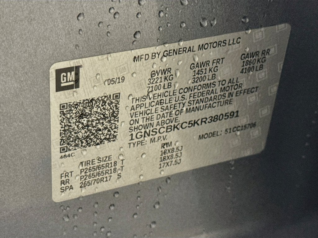 2019 Chevrolet Tahoe LT