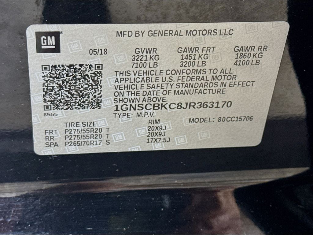 2018 Chevrolet Tahoe LT