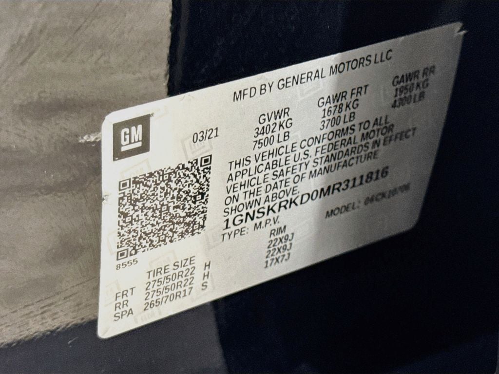 2021 Chevrolet Tahoe RST