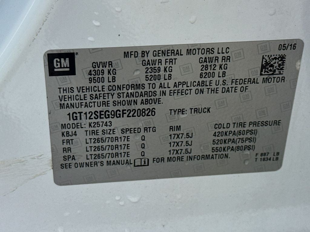 2016 GMC Sierra 2500HD SLE