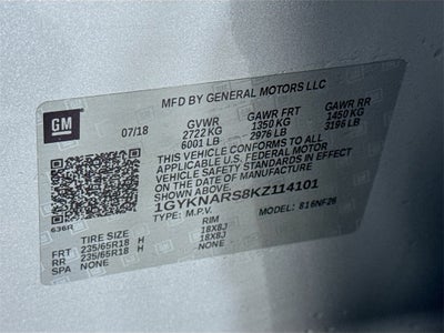 2019 Cadillac XT5 Base