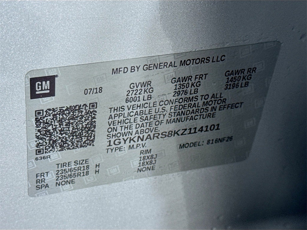 2019 Cadillac XT5 Base